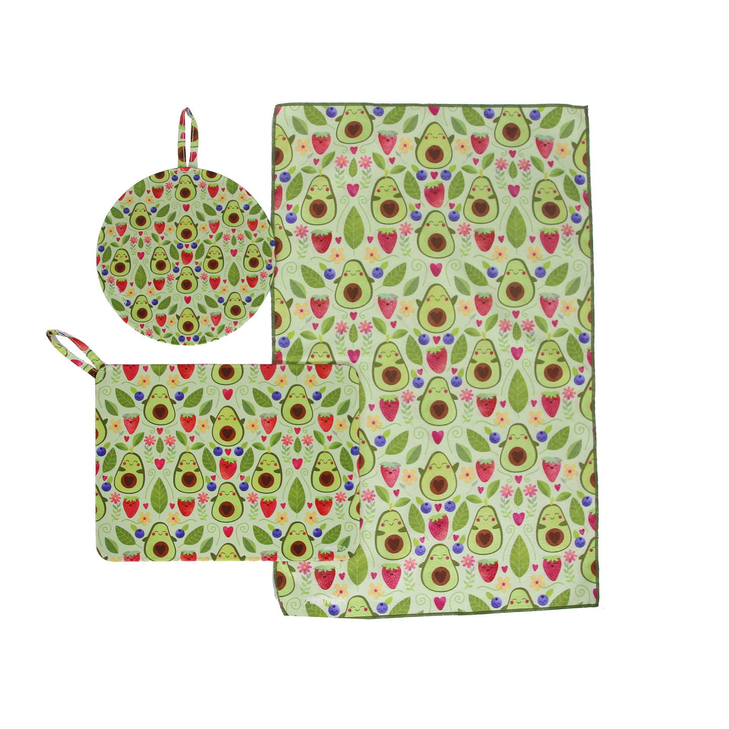 Trivet & Towel Set - Elisabeth Fredriksson - Happy Avocado