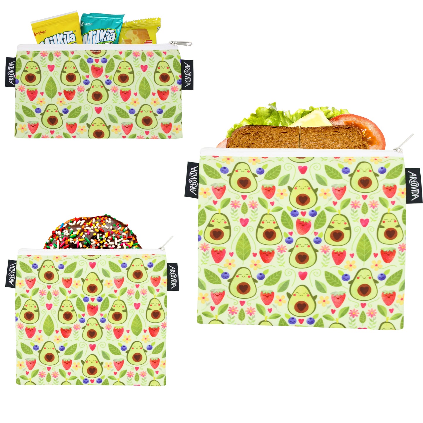 Baggie Set - Elisabeth Fredriksson - Avocado (Set of 3)