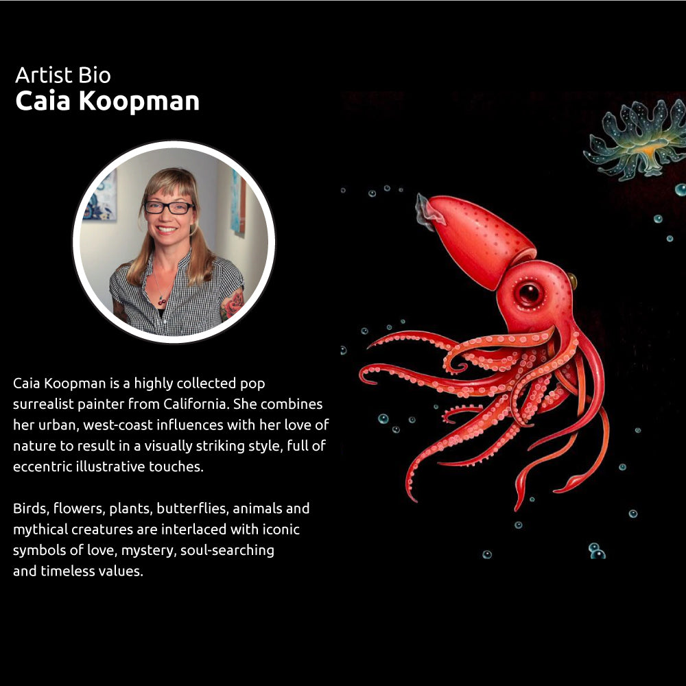 Sandwich Baggie Set - Caia Koopman - Strawberry Squid (Set of 3)