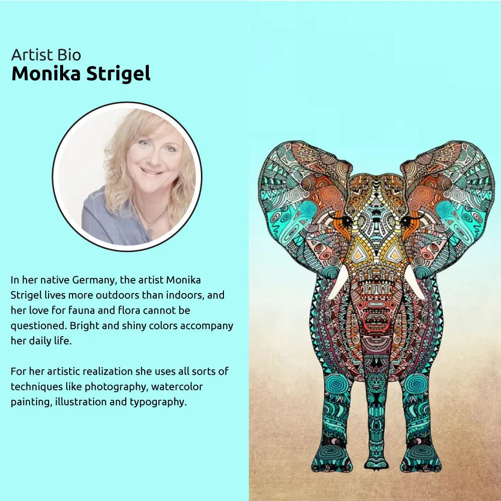 Crossbody Bag - Monika Strigel - Boho Summer Elephant Artovida