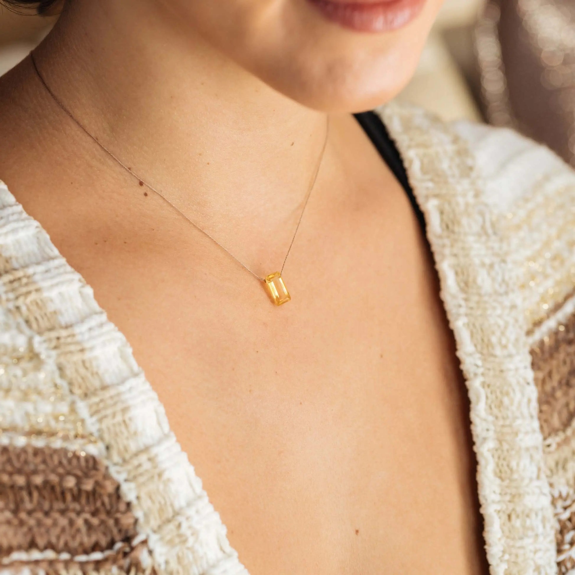 SoulKu - Citrine Refined Necklace for Manifest SoulKu