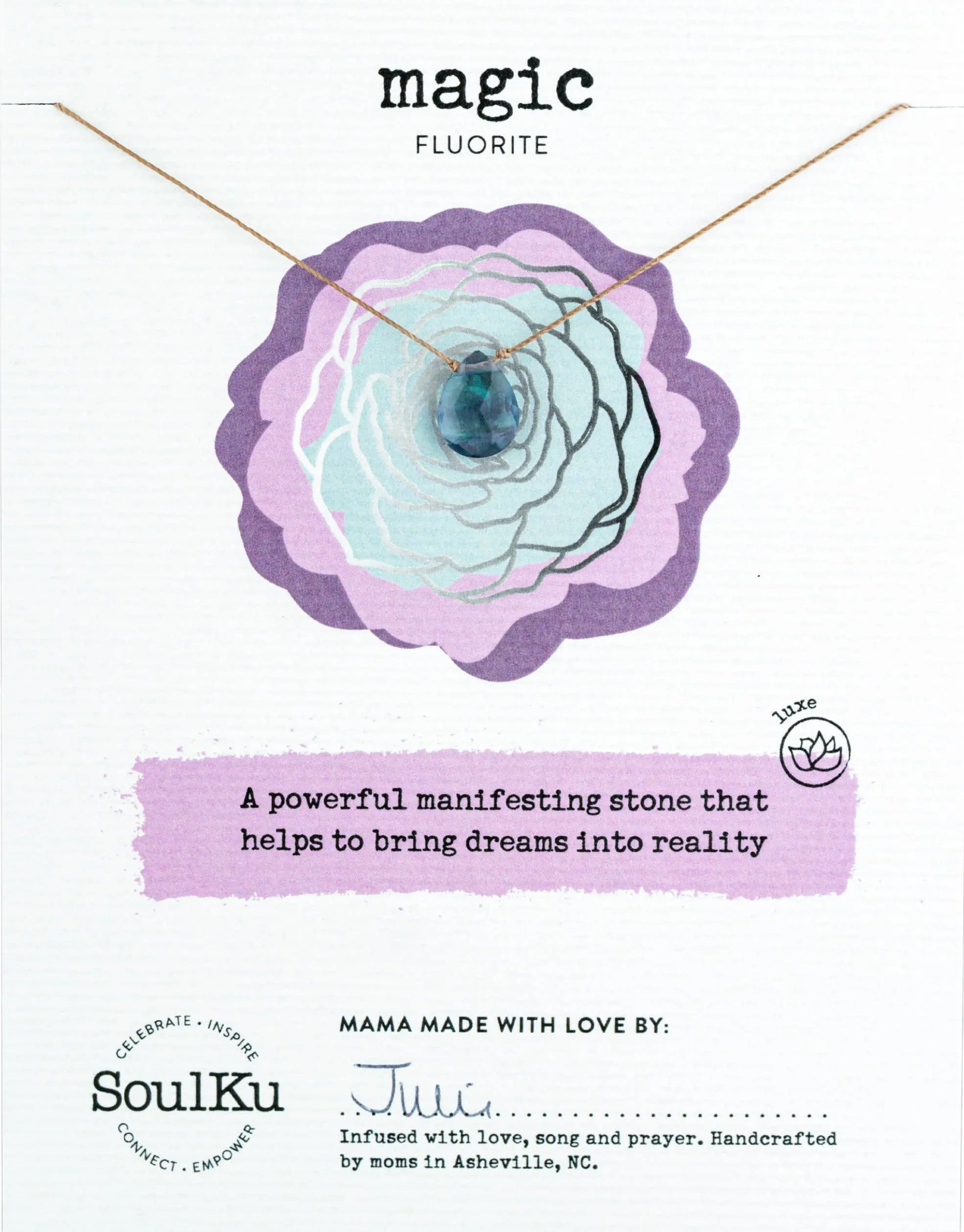 SoulKu - Fluorite Luxe Necklace for Magic SoulKu