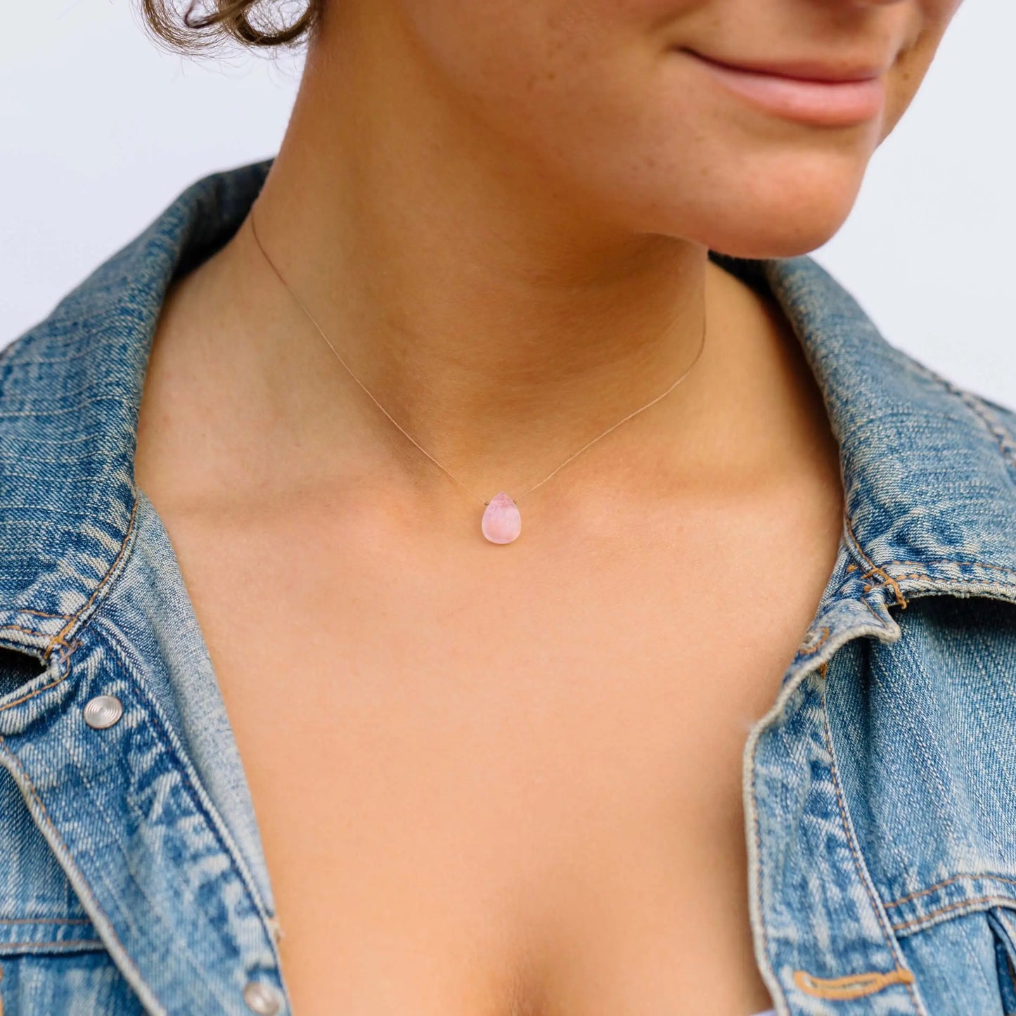 SoulKu - Rose Quartz Soul-Full of Light Necklace for Love SoulKu