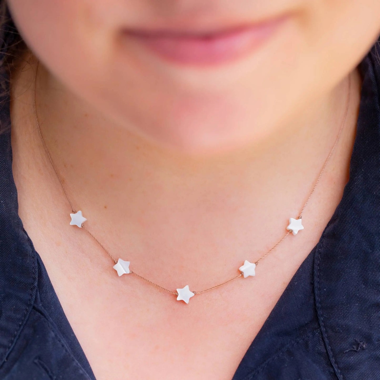 SoulKu - Multi Star Necklace – Dainty, Layering – Unique Gift Mom SoulKu