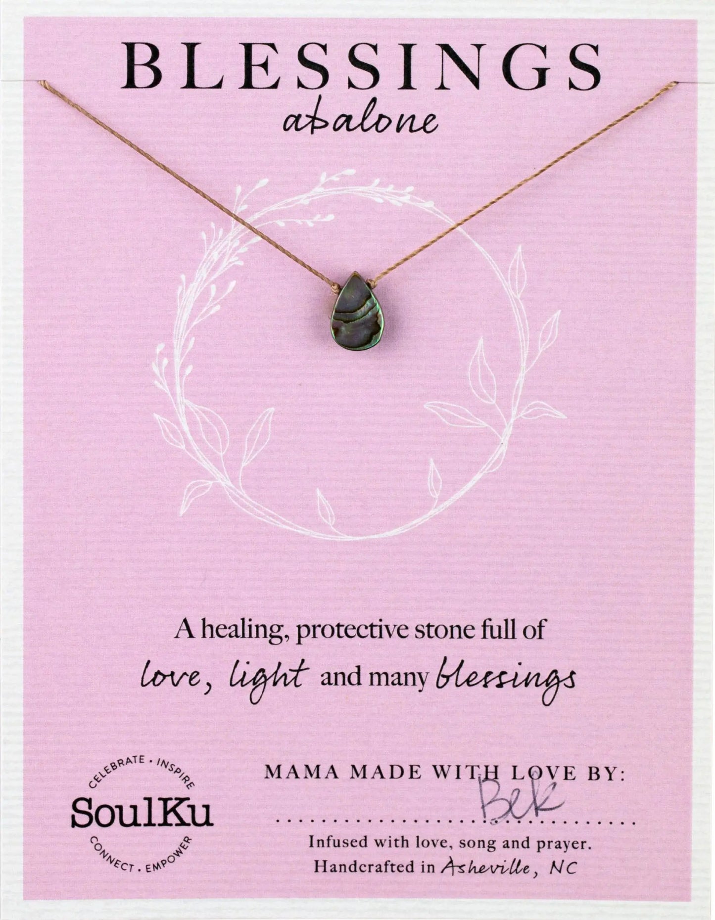 Abalone Soul-Full of Light Necklace for Blessings SoulKu