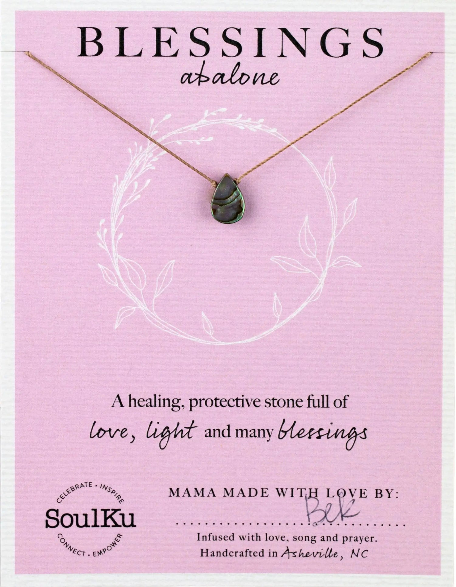 Abalone Soul-Full of Light Necklace for Blessings SoulKu