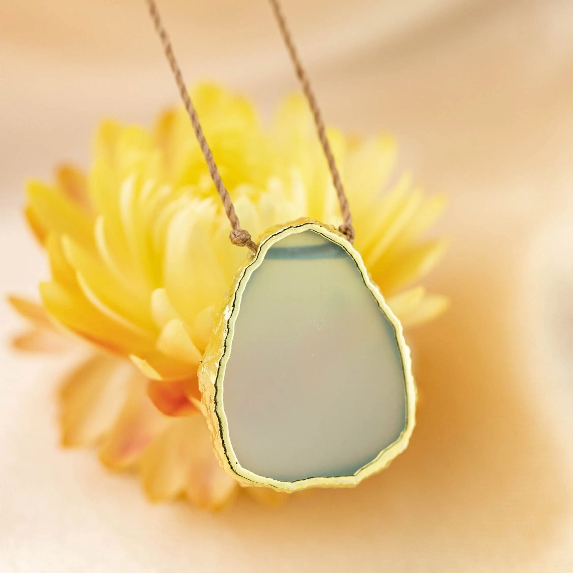 SoulKu - Aqua Chalcedony Alchemy Necklace for Be the Light SoulKu