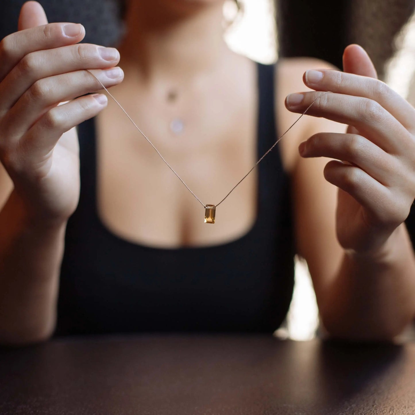 SoulKu - Citrine Refined Necklace for Manifest SoulKu
