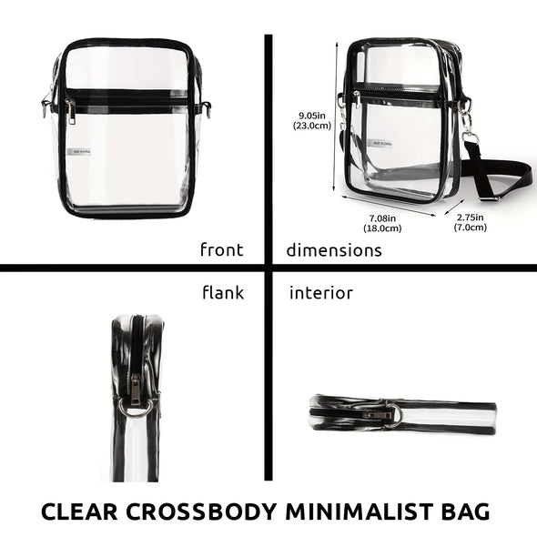 2 in 1 Clear Crossbody Bag - Monika Strigel - Never Stop Exploring