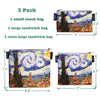 Sandwich Baggie Set - Troy Wiley - Starry Night Asheville (Set of 3)