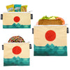 Sandwich Baggie Set - Budi Kwan - Ocean, Sea, Wave (Set of 3)
