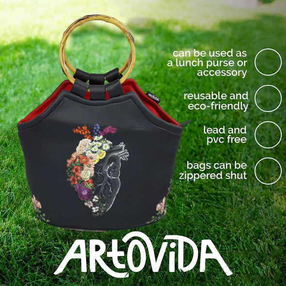 Bamboo Tote - Tobe Fonseca - Heart Flower