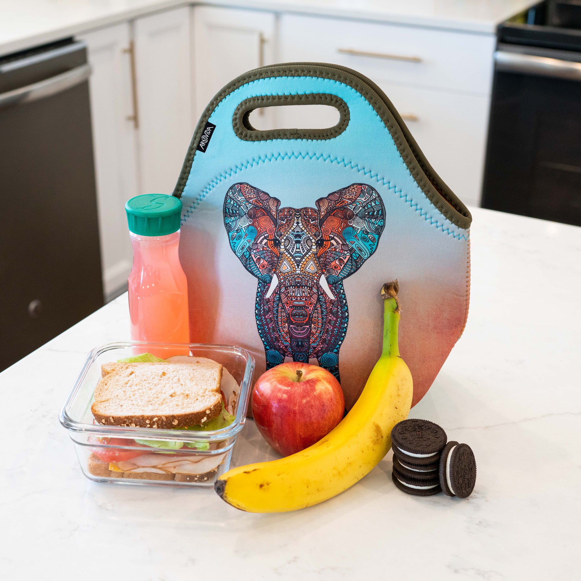 Neoprene Lunch Bag by Art of Lunch Artist Monika Strigel Germany A