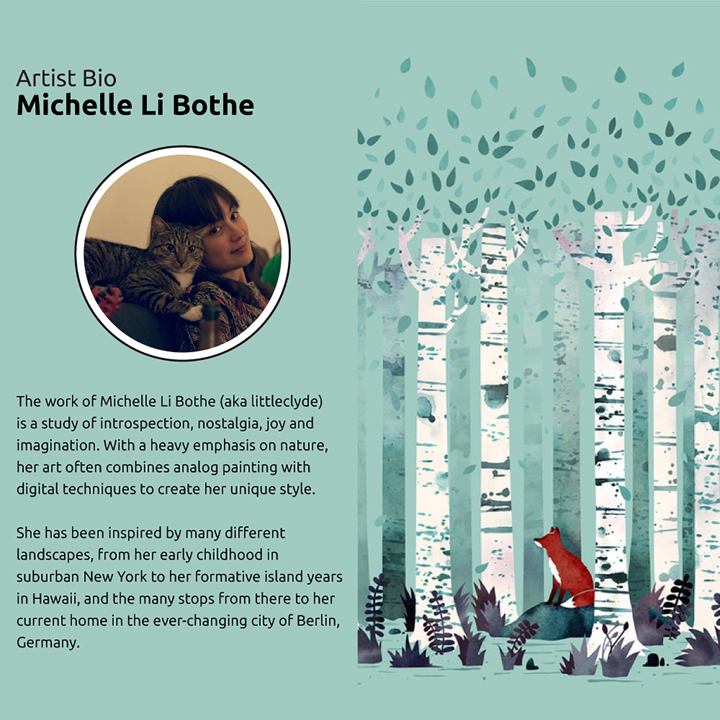 Limited Edition Classic Tote - Michelle Li Bothe - Birches