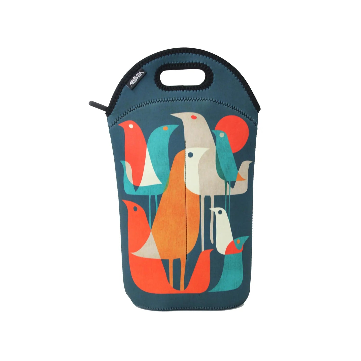Insulated Beverage Bag - Budi Kwan - Flock of Birds Artovida