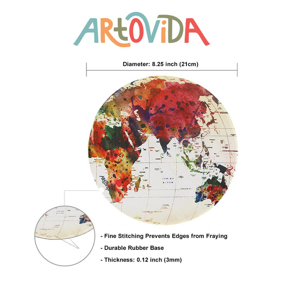 Mouse Pad - Mark Ashkenazi - World Map