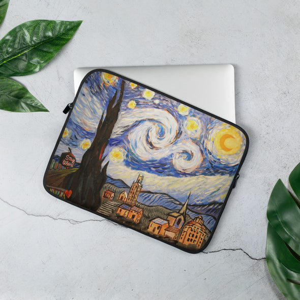 Ode to Van Gogh: Starry Night Asheville Laptop Sleeve