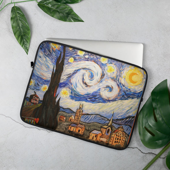 Ode to Van Gogh: Starry Night Asheville Laptop Sleeve